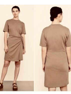 Vince Short Sleeve Side Tie Dress l